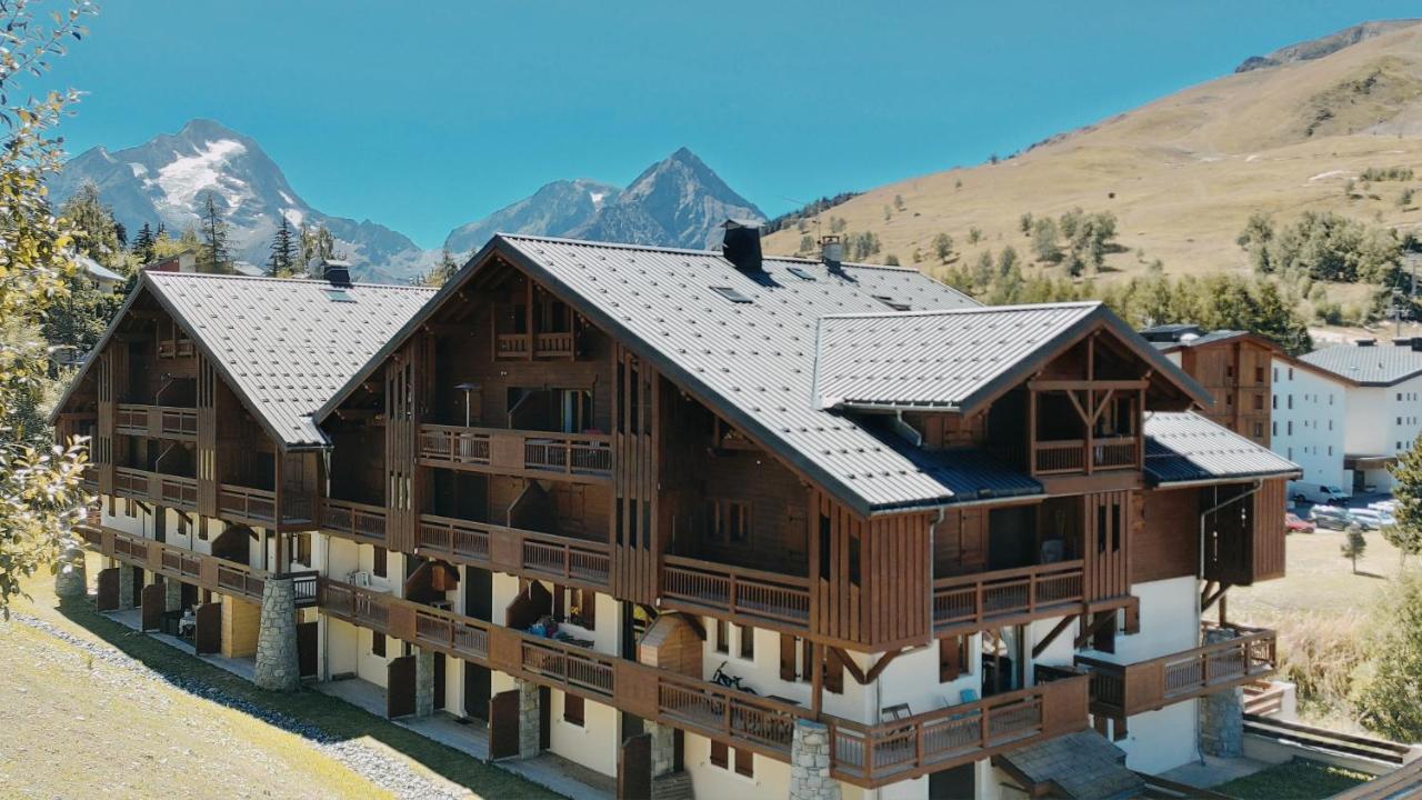 T2 Meuble Tourisme 3 Etoiles, Pied Des Pistes-Parking Prive Avec Balcon Et Superbe Vue Apartment เลส์เดอซาลป์ ภายนอก รูปภาพ